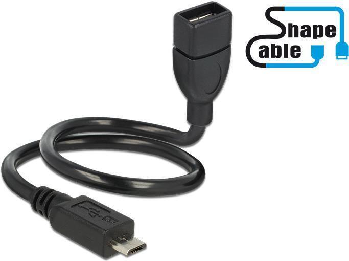 Cavo Delock USB 2.0 Micro-B maschio  USB 2.0 Tipo A femmina