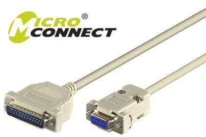 Serial Cable DB9-DB25 3M  F/M
