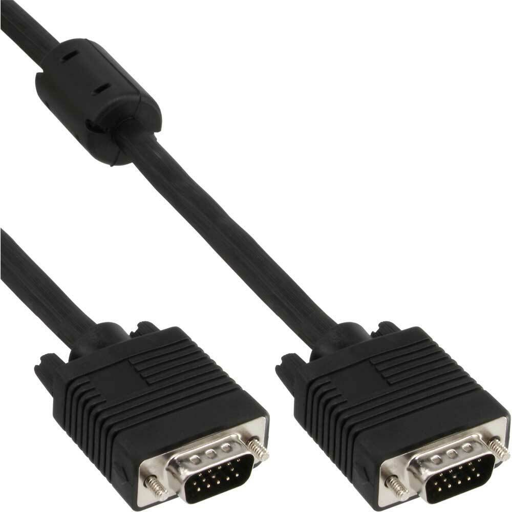 INL InLine® Cavo S-VGA Sub-D 15pin HD maschio / maschio, 1,5m, ferrite, scherma