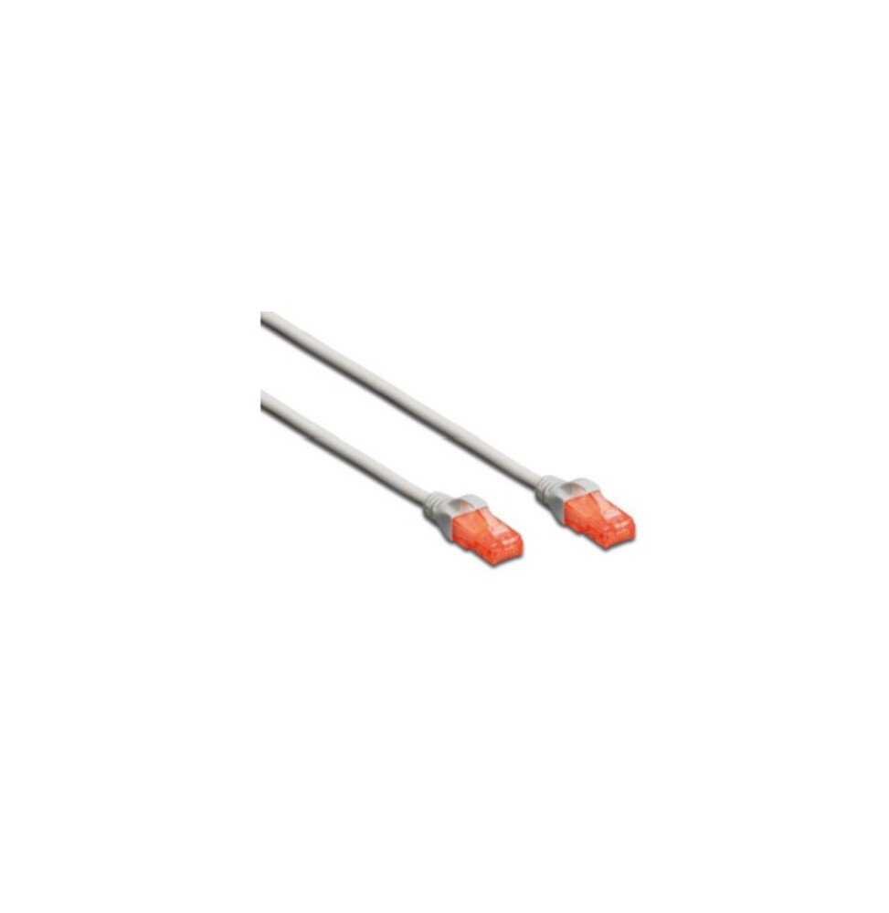 CAVO RETE DIGITUS CAT. 6 UTP NON SCHERMATO LSZH GRIGIO 1mt