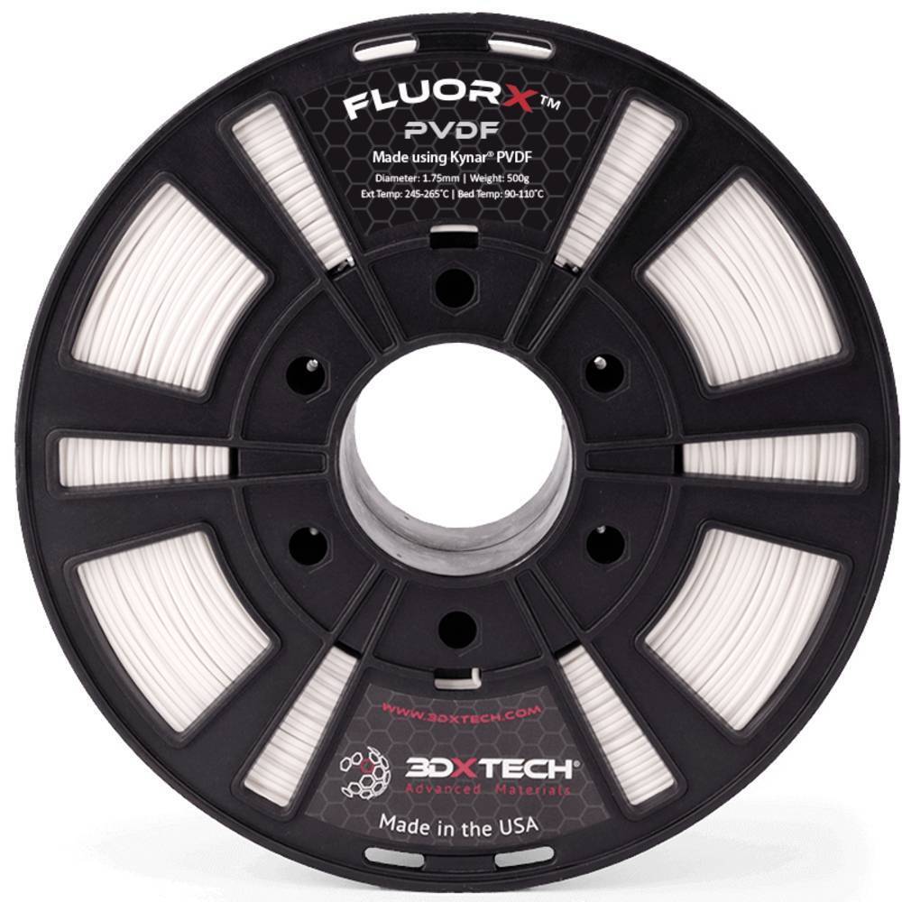 3D Xtech PVD1030750NAT FluorX™ PVDF Filamento per stampante 3D PVDF resistente