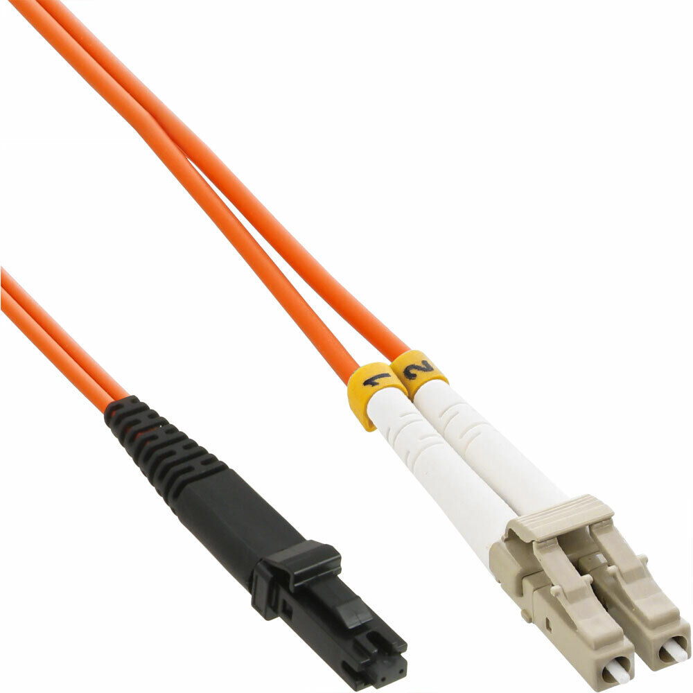 INL InLine® Cavo Duplex, MTRJ/LC 50/125µm, Fibra Ottica OM2, 10m