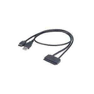Akasa Flexstor eSATA USB cavo SATA 04 m Nero (Akasa Flexstor eSATA Cable for 2.5