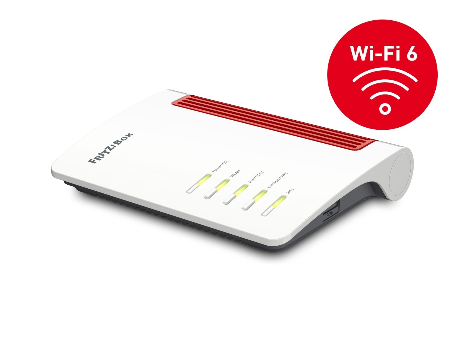 AVM FRITZBOX 7590AX VOIP VDSL MODEM/ROUTER AX2800 WIFI 6 DUAL BAND