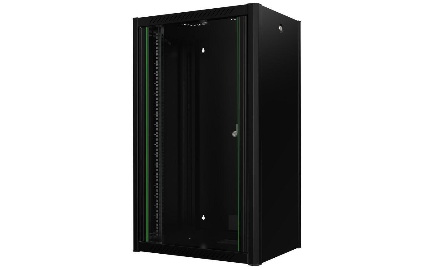 LOGON RWP20U45BL rack 20U Da parete Nero (19" 20U Rack Wall Mount Pro - 600 x 45