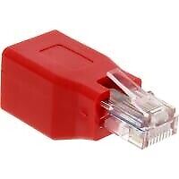 Adattatore crossover - presa-spina RJ45 - corto