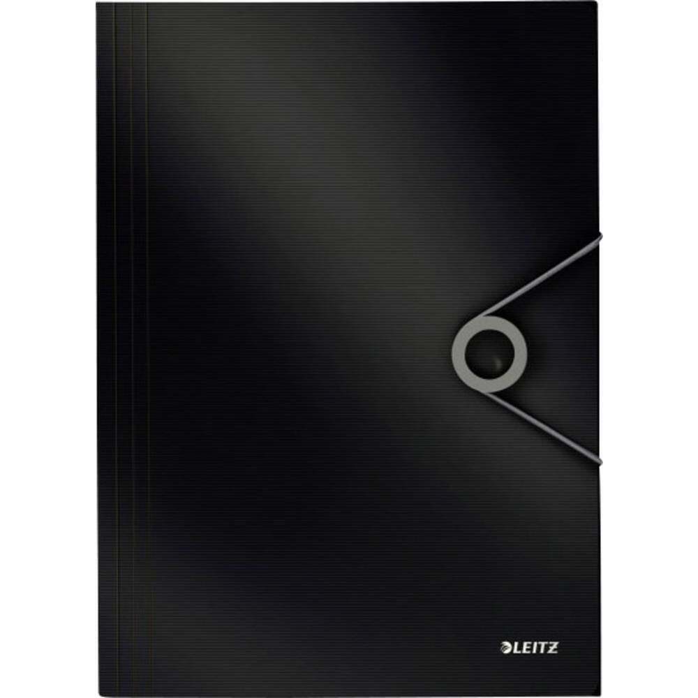 Leitz Cartellina con elastici 4563-10-95 DIN A4 Nero 1 pz.