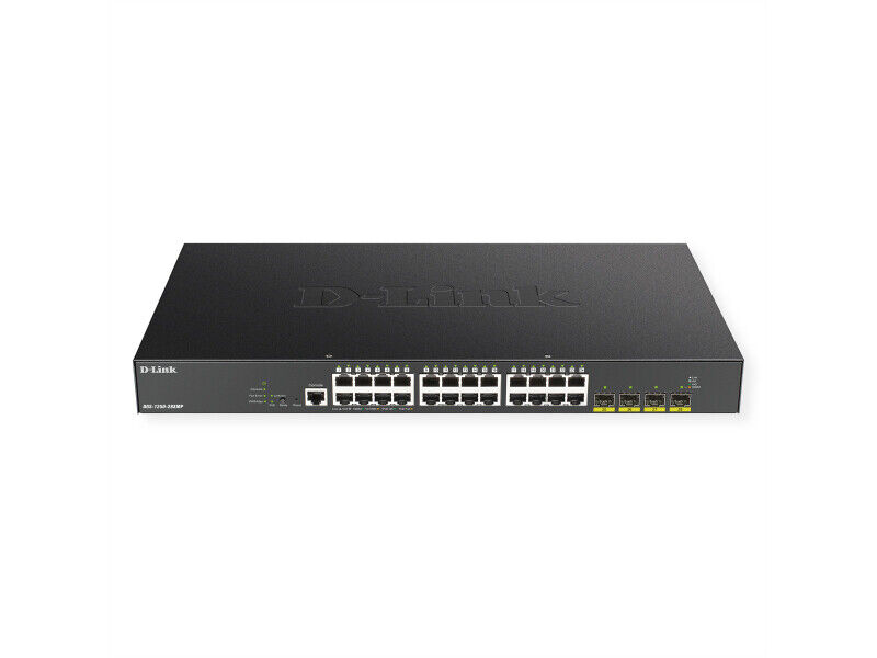 D-LINK 28-PORT SMART MANAGED POE GIGABIT SWITCH 4X 10G DLINK GREEN 3.0 24X 10/10
