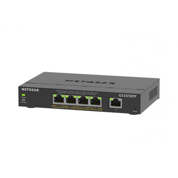 NETGEAR GS305EPP Gestito L3 Gigabit Ethernet [10/100/1000] Supporto Power over E