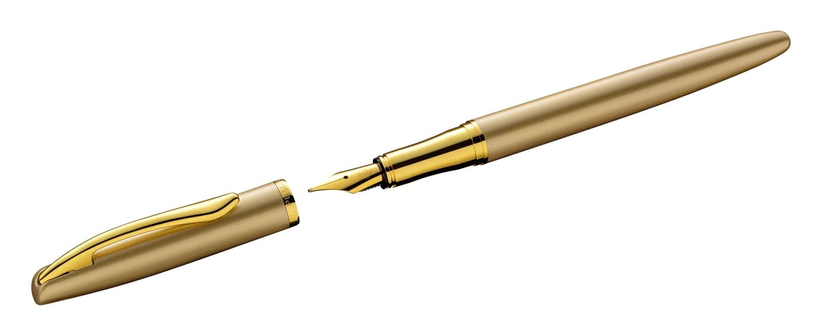 Pelikan Jazz Noble 821704 Fountain Pen Gold for Right-Handed and Left-Handed Use