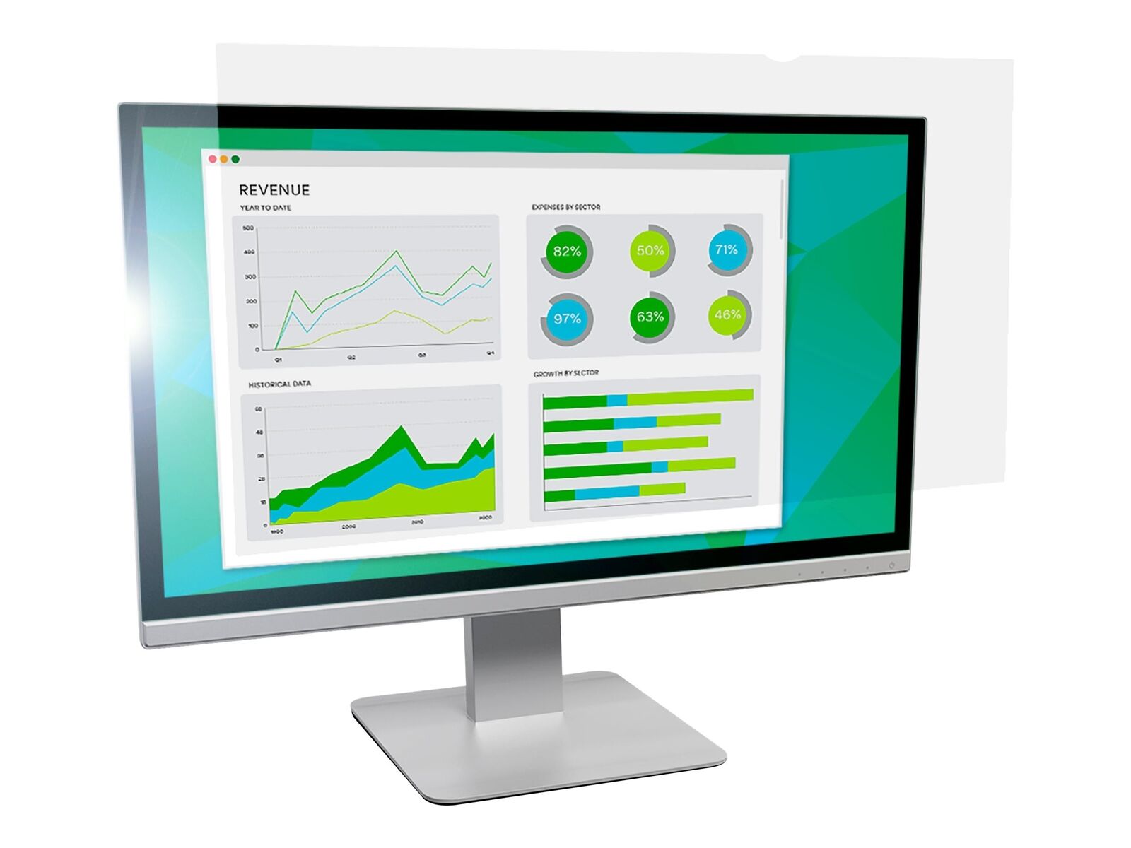 3M AG270W9B Display anti-glare filter 27" wide clear 27" wide clear 7100095877