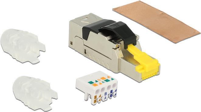 Anschlsse 1 x RJ45 Stecker  Kabelfhrung 180  Geschirmt (STP)  Cat.8 Spezifikatio