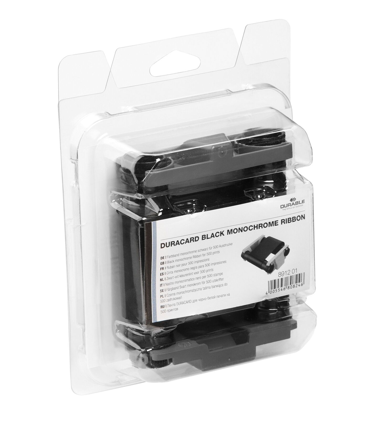 Durable DURACARD Black Ribbon for DURACARD ID 300 Printer   Prints Upto 500 Phot
