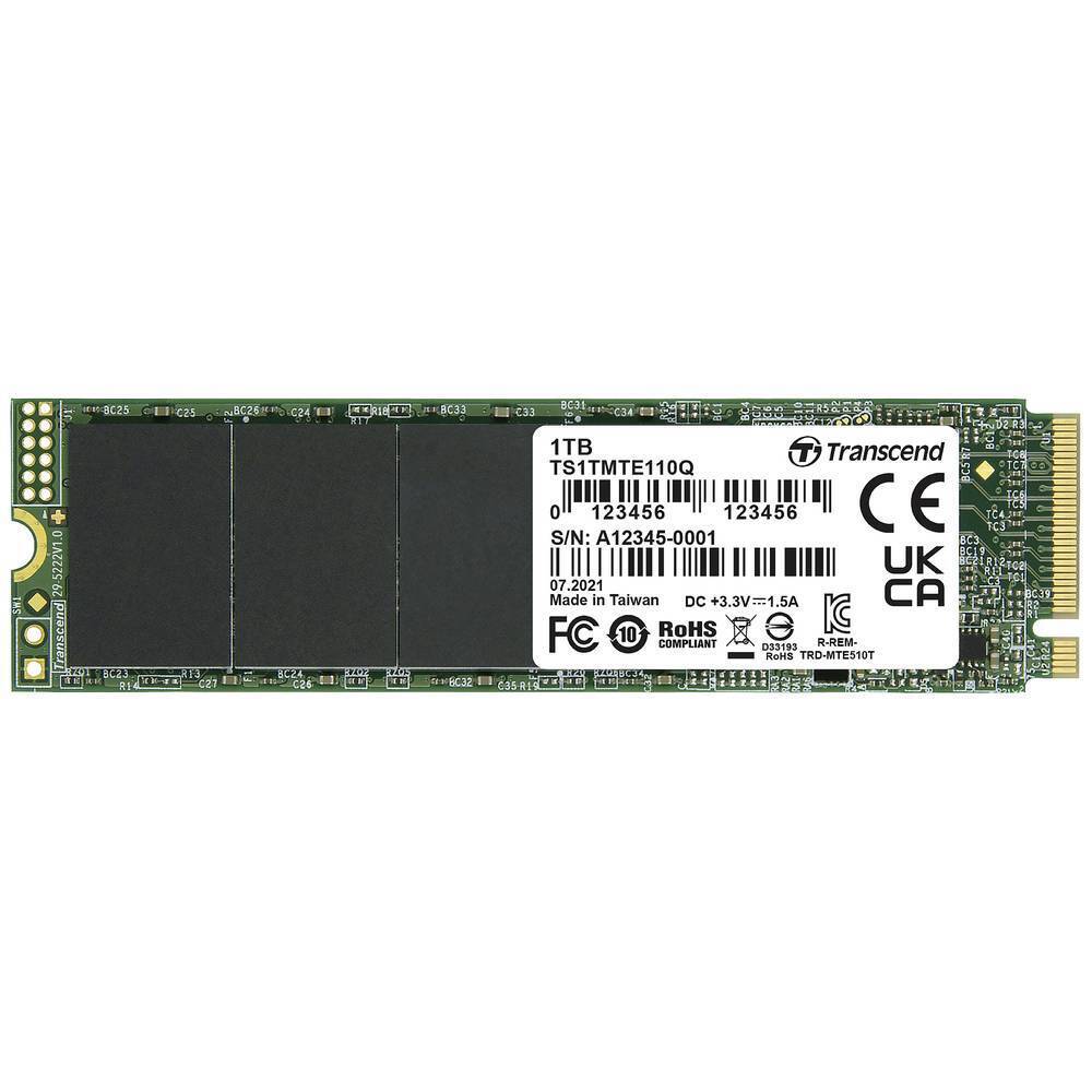 Transcend 110Q 1 TB SSD interno NVMe/PCIe M.2 PCIe NVMe 3.0 x4 Dettaglio