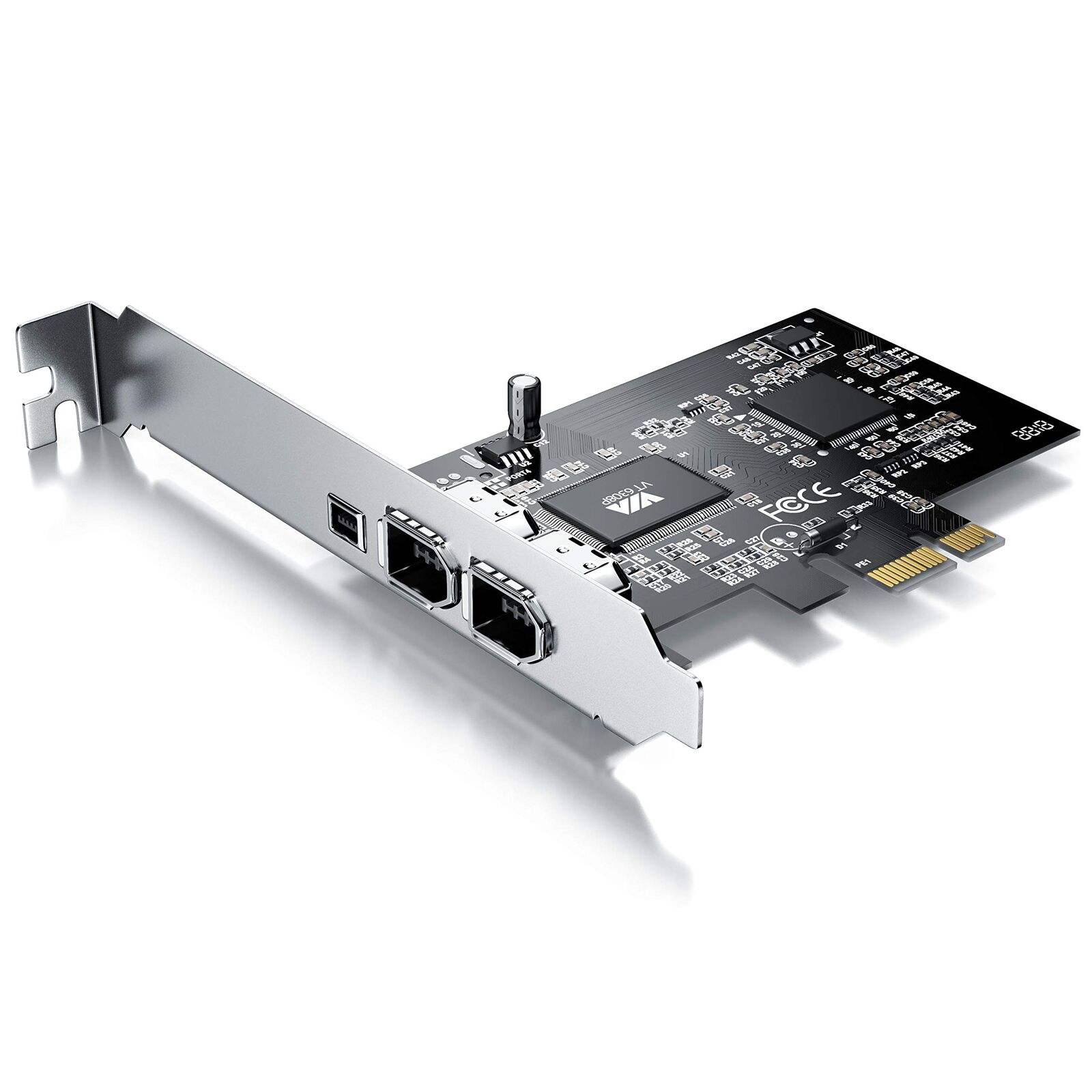 CSL - Scheda di espansione PCIe Firewire Card - PCI-E - 3 connettori - PCIe 1...