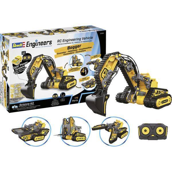 Revell Engineers 21304  Modellino funzionante radiocomandato   Engineering Vehic