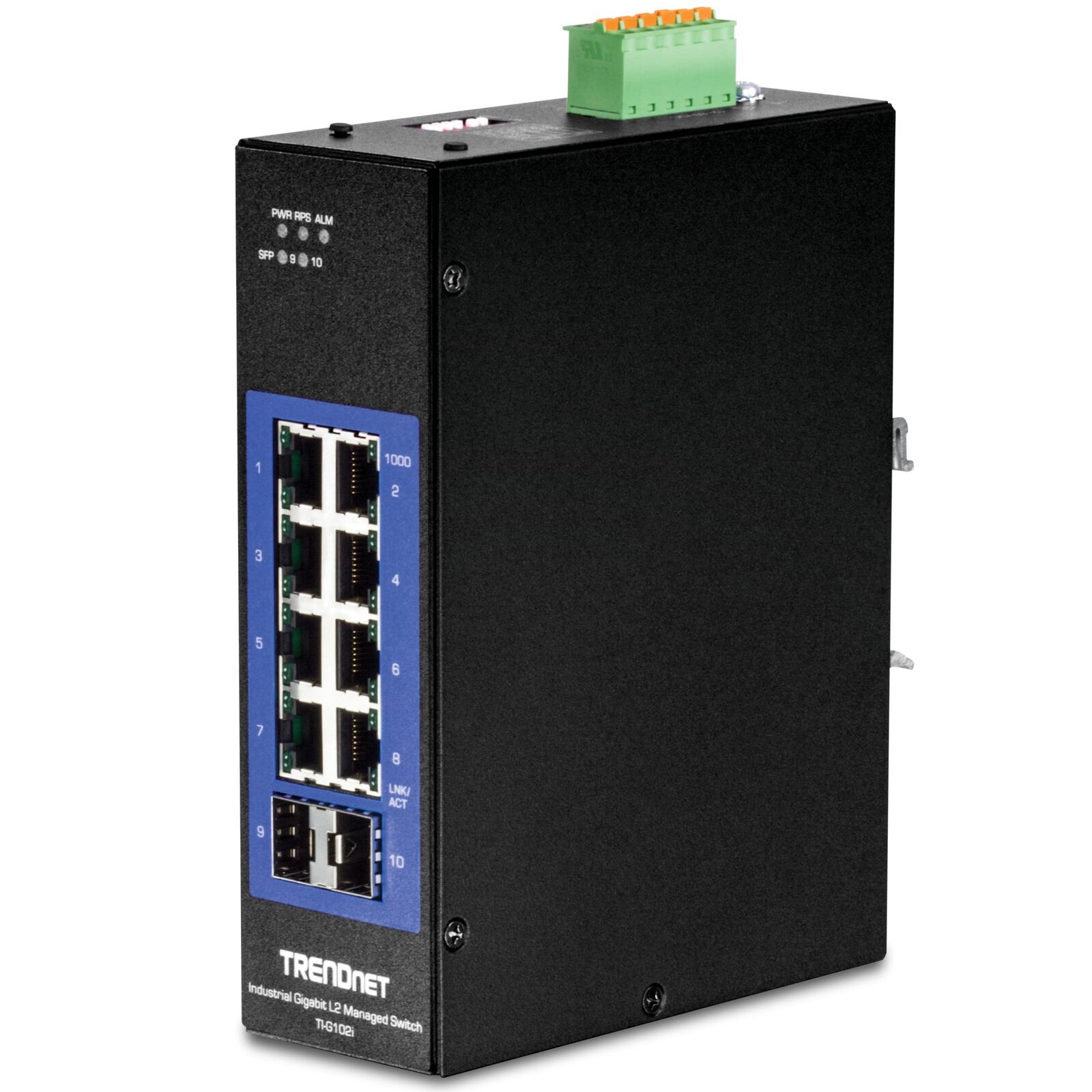 Switch industriale Gigabit L2 gestito a 10 porte Switch gestito a 10 porte