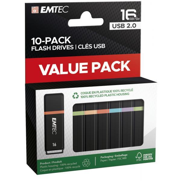 Emtec UsB-Sticks 10x16gb
