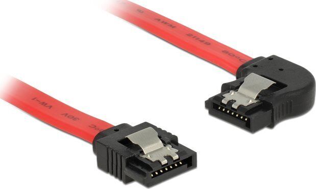 Anschlsse SATA 6 Gb/s 7 Pin Stecker gerade  SATA 6 Gb/s 7 Pin Stecker links gewi