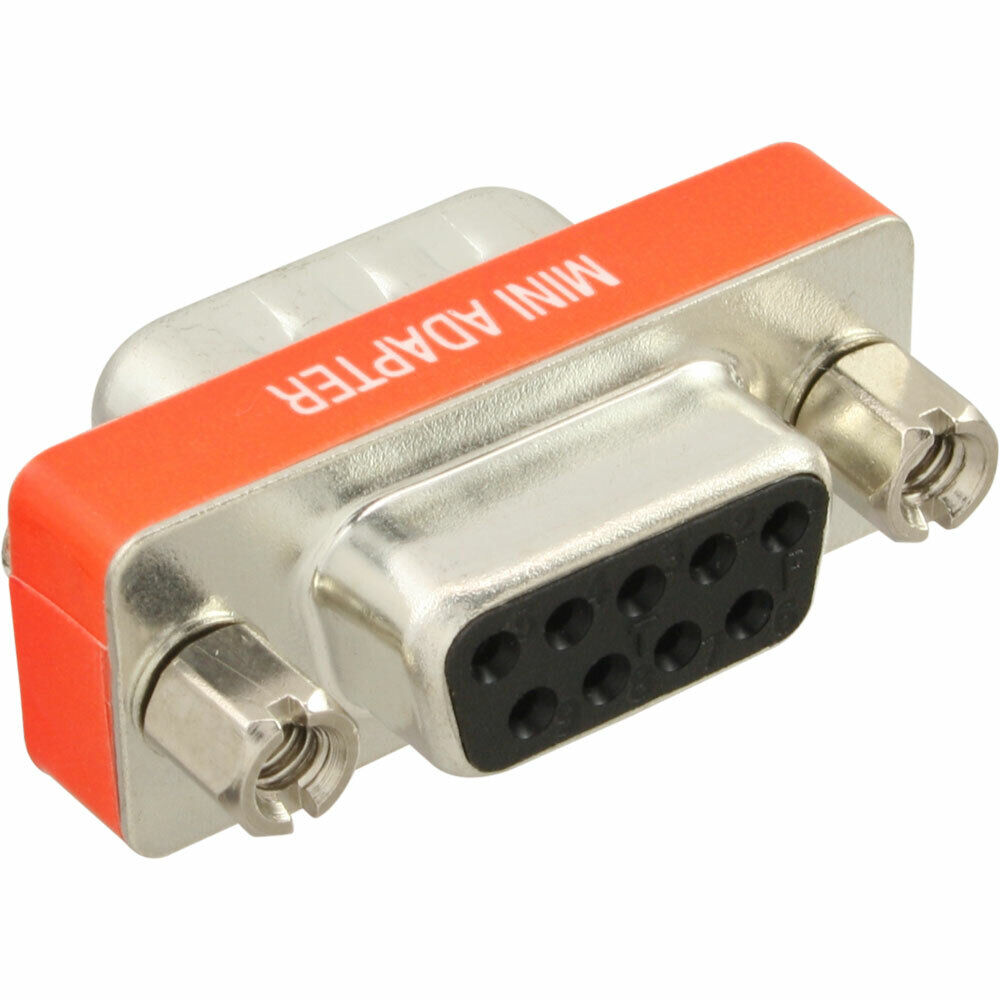 INL InLine® Adattatore Nullmodem Sub-D 9pin maschio / femmina, basso profilo, B