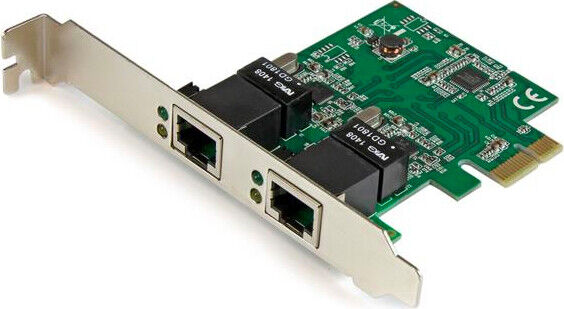 StarTech Adattatore Ethernet Interno Adattatore di Rete 2 Porte  ST1000SPEXD4