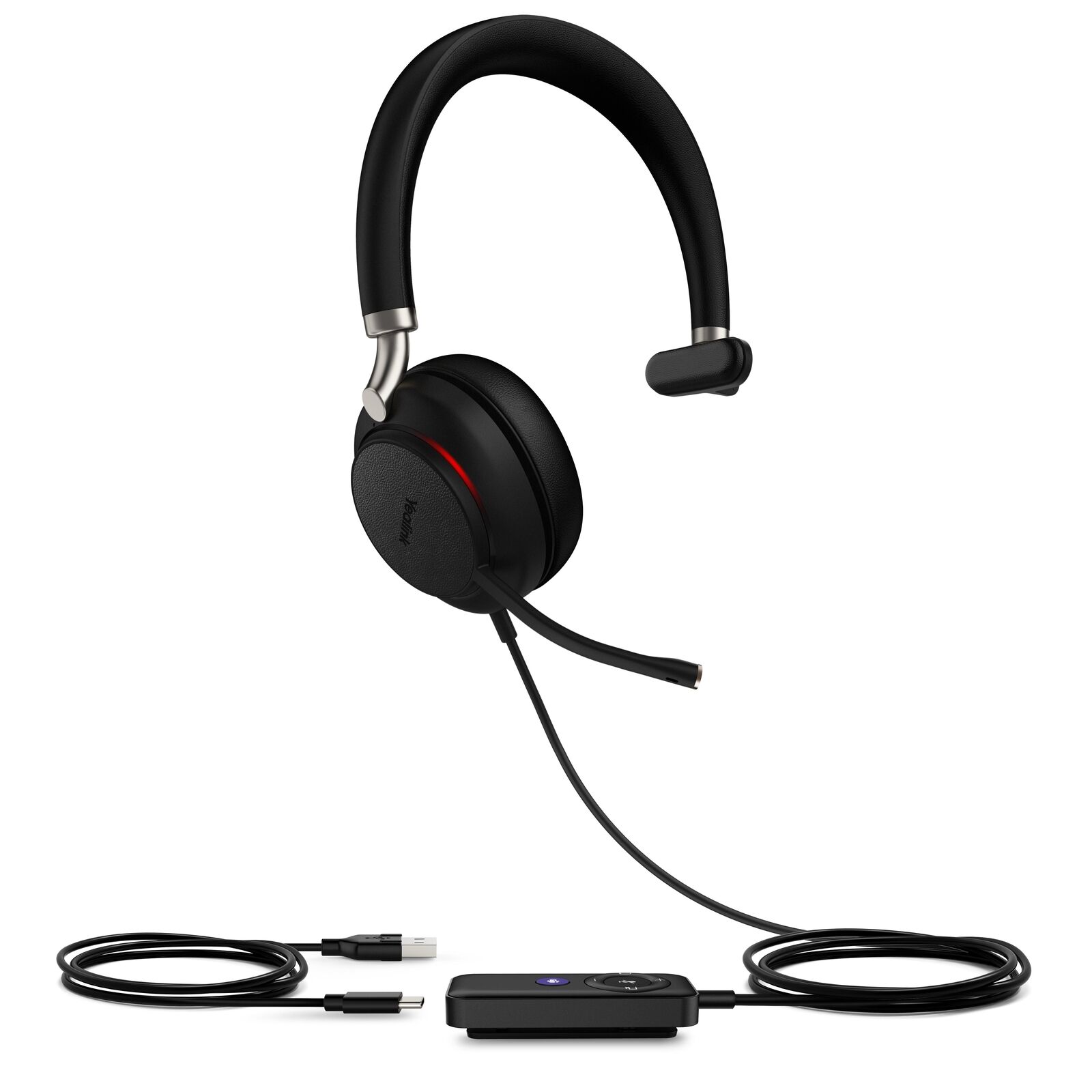 Yealink Bluetooth Headset - UH38 Mono UC -W/O BAT USB-C