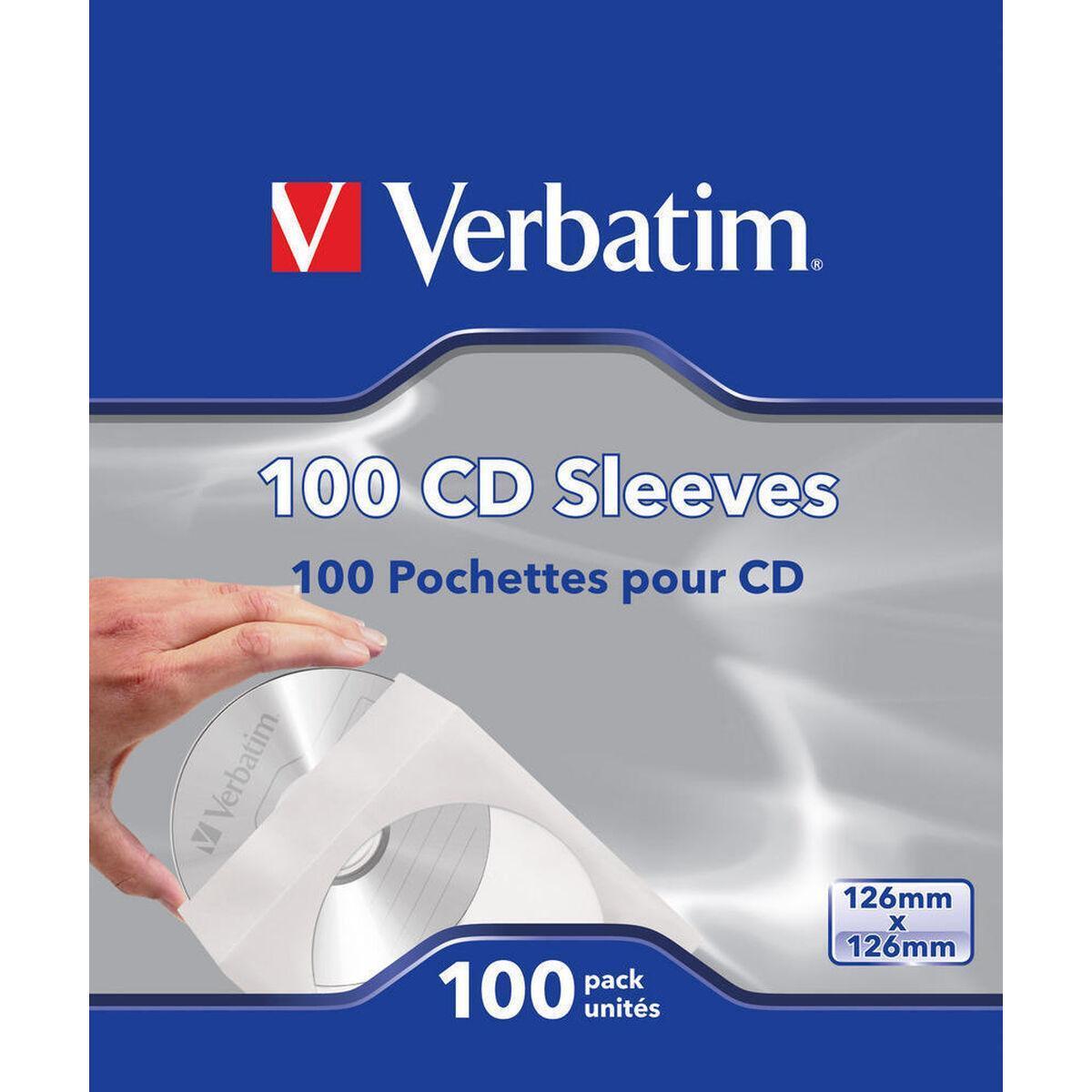Verbatim 100 custodie per CD [carta] (VERBATIM CD PAPER SLEEVES 100 PACK)