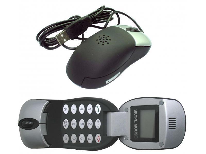 Gembird Mouse ottico con funzione di telefonia VoIP e display LCD SKY-M1