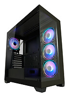 LC-Power Gehäuse MidiTower 715B black USB3.2/Audio LC-715B-ON