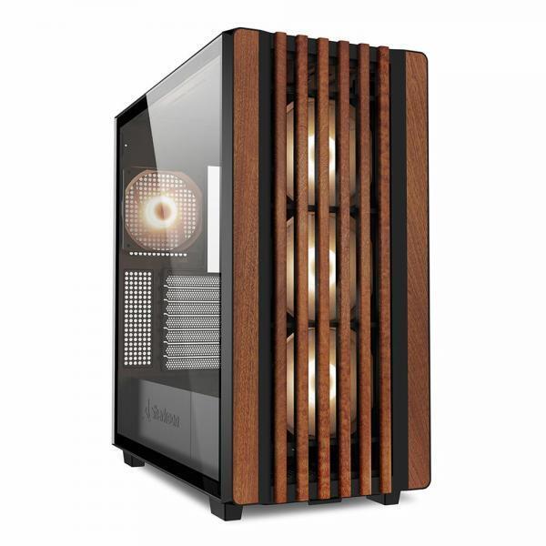 REBELC70GRGB Sharkoon REBEL C70G RGB Full Tower Nero, Legno