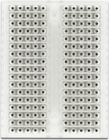 Delock mini breadboard sperimentale 170 contatti trasparenti