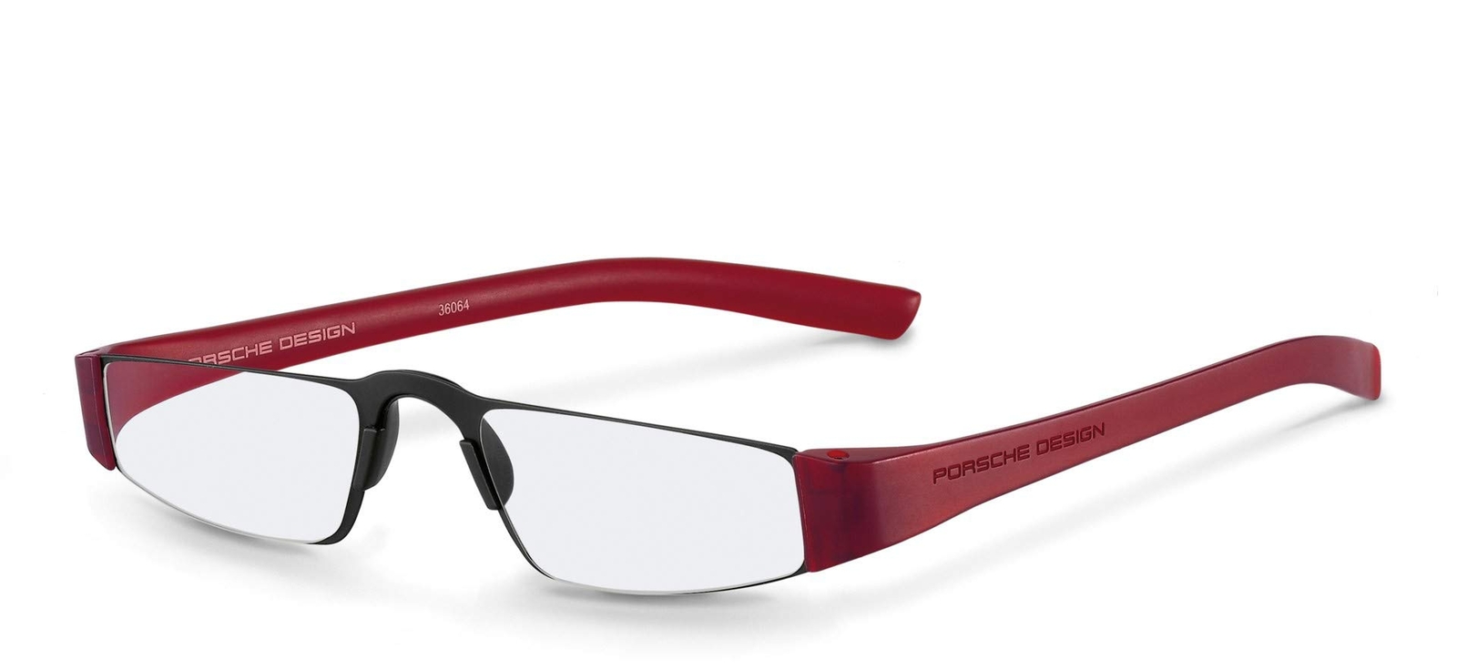 Porsche design occhiali da lettura P 8801 B + 1.00 Diot rossi (A3n)