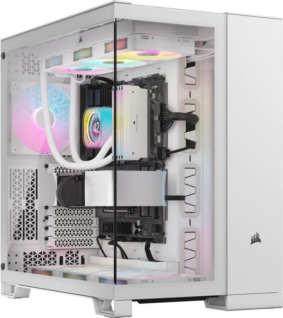 Corsair iCUE LINK 6500X RGB Midi Tower Bianco (Corsair 6500X RGB iCUE Link Dual