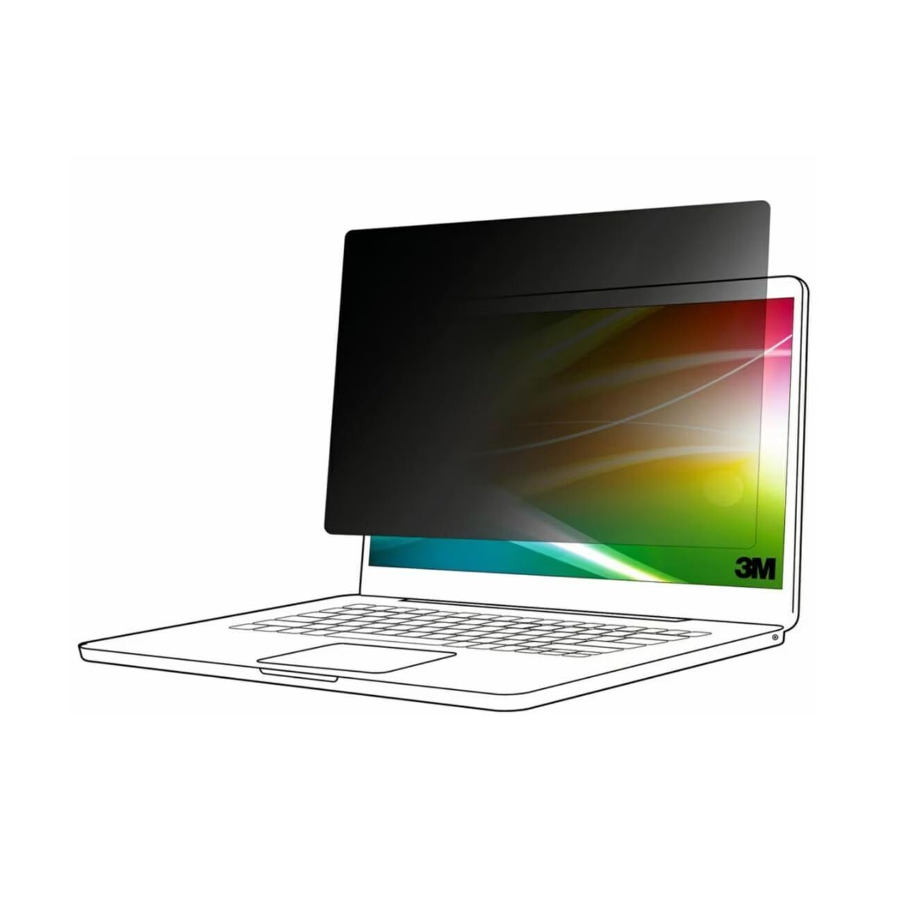 3M Bpnde002 Display Privacy Filters Frameless Display, W128781455 (Filters Frame