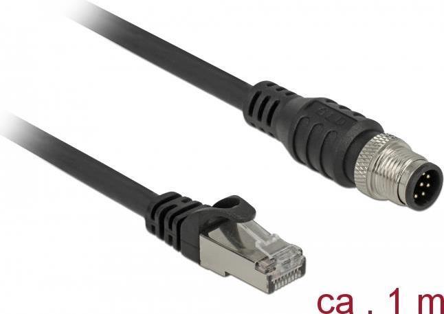DeLOCK 84922 cavo di rete nero 1 m Cat5e S/FTP (S-STP) (84922)