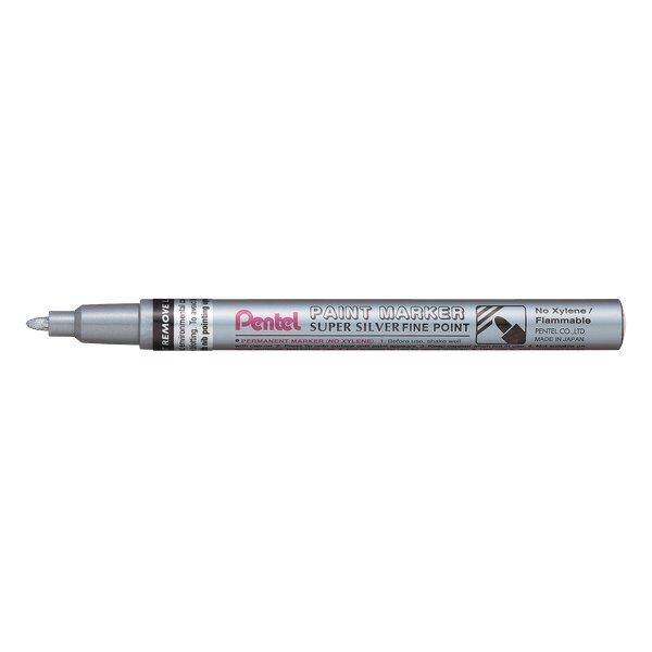 Marcatore a vernice Pentel Paint Marker MSP10 2.9 mm argento MSP10-Z