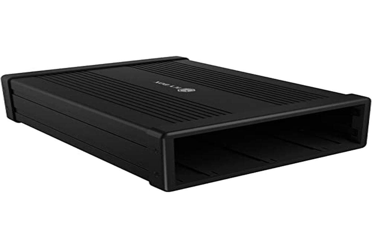 ICY BOX 5.25 Inch Aluminium External Enclosure USB 3.0 for SATA Drives, Black (I