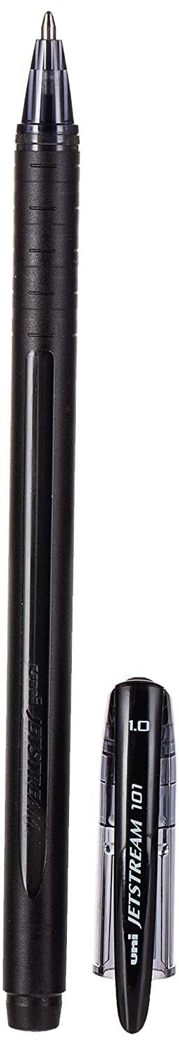 Uni Jetstream SX-101 Ballpoint Pen Super Ink Quick Drying 1.0mm Tip Black  Ref 9
