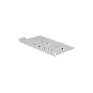 RAC-UP-550-A1 1HE  bis 40Kg  incl.Montagematerial RAL7035 Lichtgrau  gelochtes S