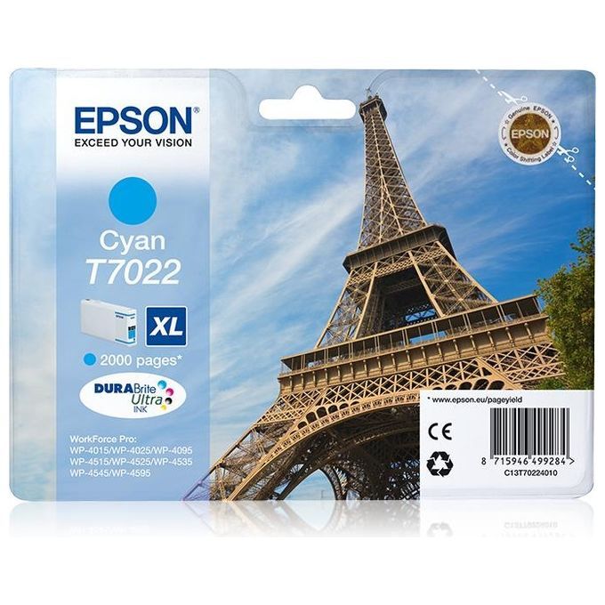 Epson Tanica Ciano Taglia Xl Wp-4015dn E Wp-4025dw 2k