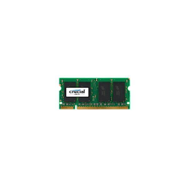 CRUCIAL CT25664AC667 MEMORIA RAM 2GB 667MHz TIPOLOGIA SO-DIMM TECNOLOGIA DDR2 CA