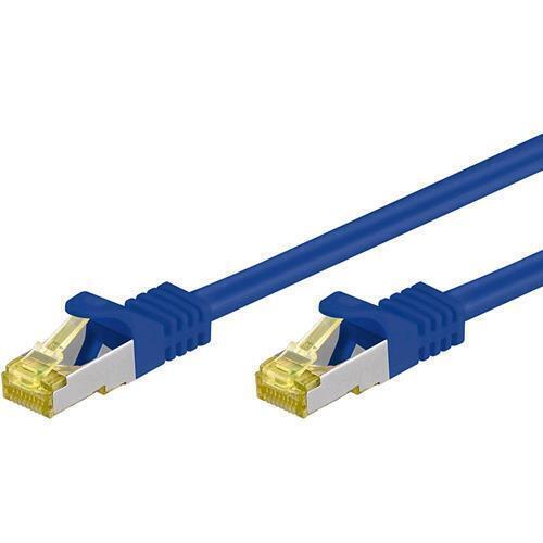 Intellinet Cavo Patch Cat.7 Plug RJ45 6A S/FTP LSZH 5m Blu