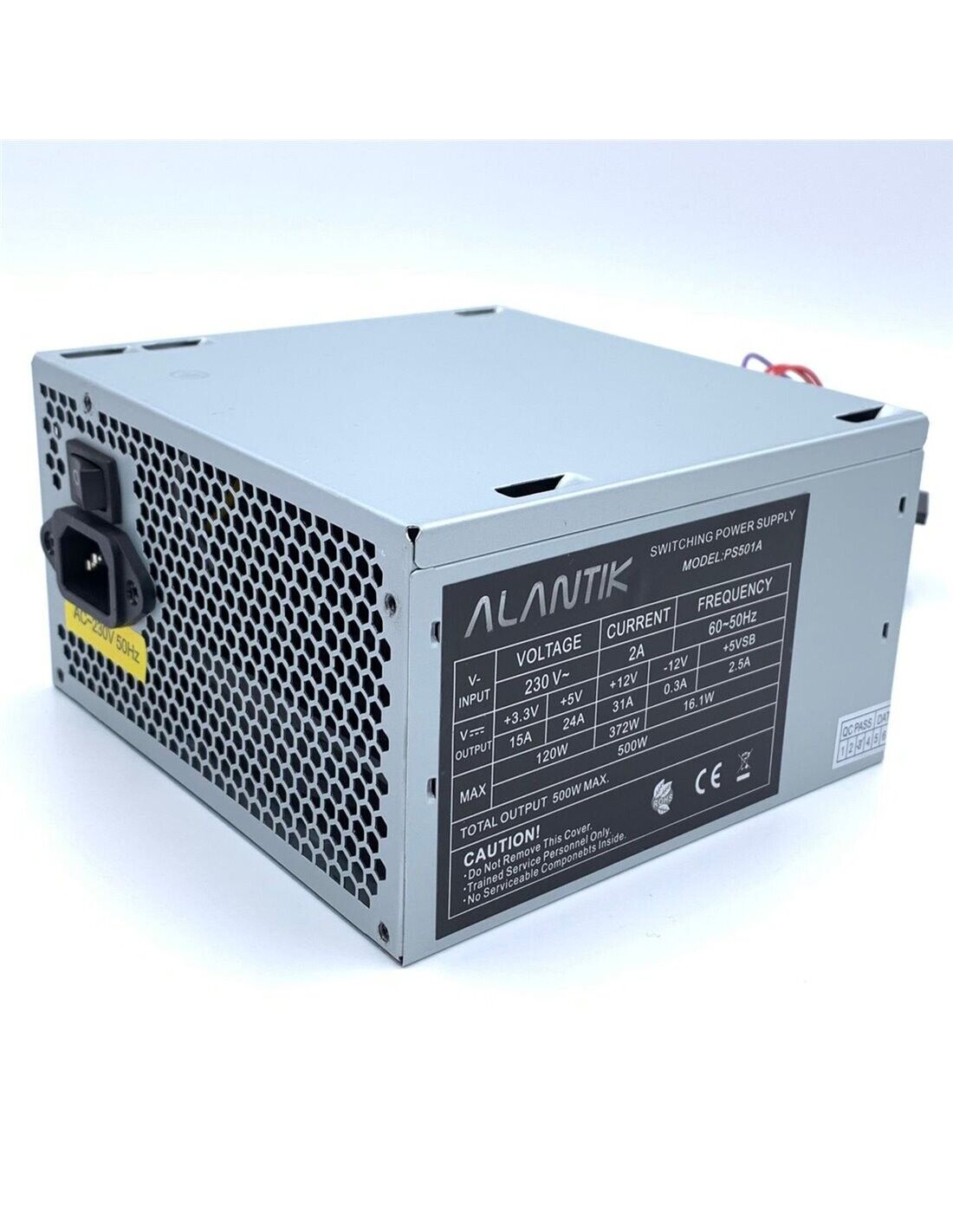 Alimentatore PS501A 500 Alantk Versione bulk: no scatolo, no cavo alimentazione