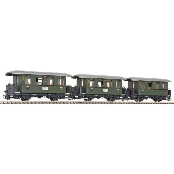 Liliput L340500  Kit tre pezzi scala H0e vagone passeggeri Öchslebahn