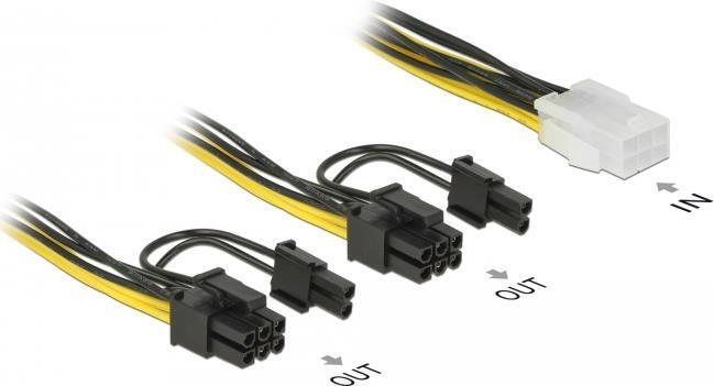 Anschlsse 1 x PCI Express Stromversorgung 6 Pin Buchse  2 x PCI Express Stromver