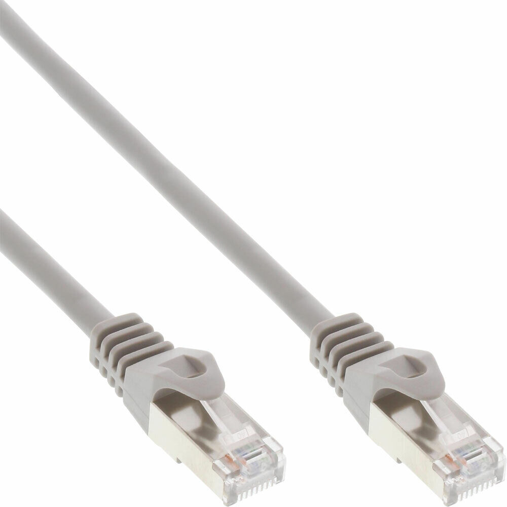 INL InLine® Cavo Rete Lan, F/UTP, Cat.5e, grigio, 3m, Patch Ethernet PVC, CU (1