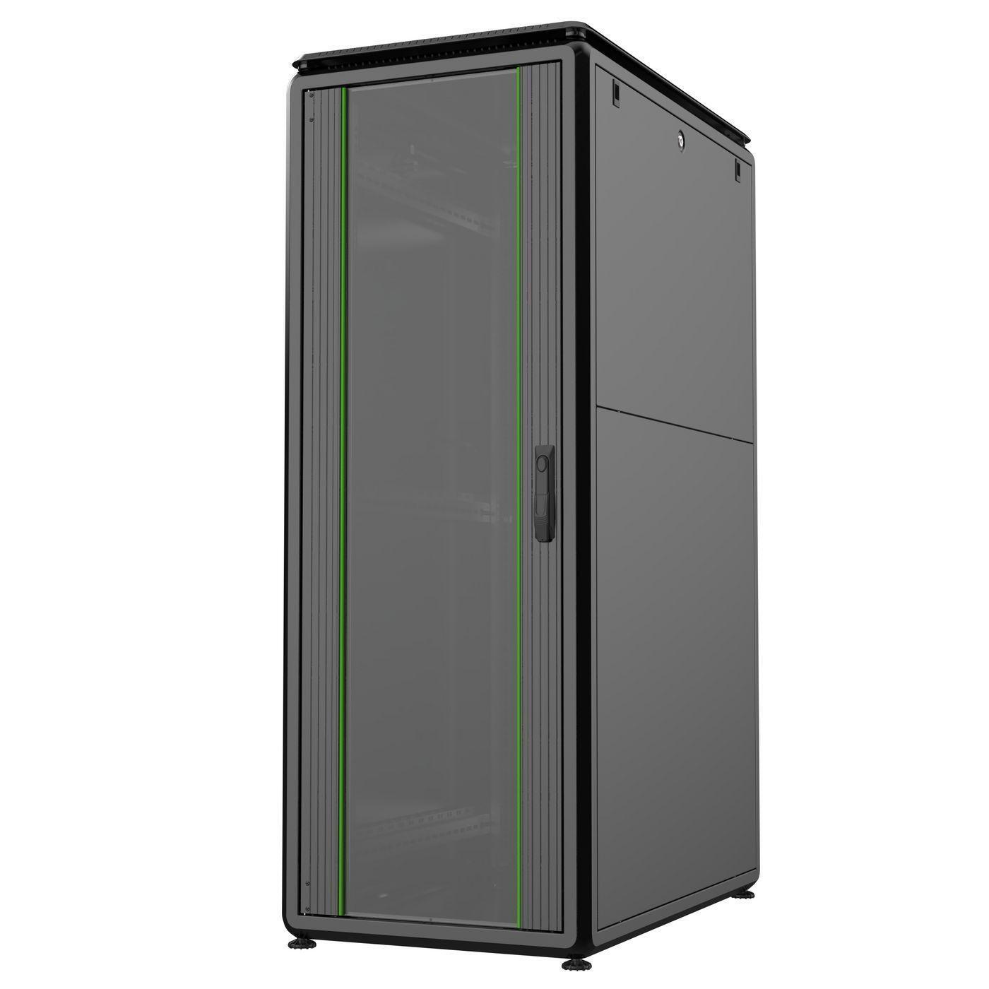 LOGON RDL32U61BL rack 32U Rack indipendenti Nero (19" 32U Rack Cabinet 600 x - 1