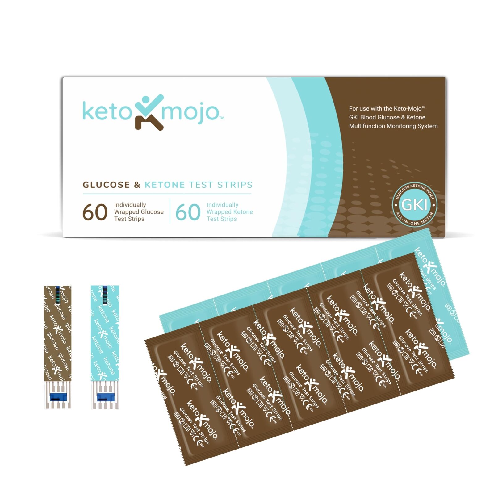 KETO-MOJO Confezione combinata di strisce reattive da utilizzare (Y3y)