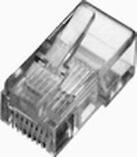Assmann Electronic RJ45 (8P8C) - RJ45 - Trasparente - Cat5e - 100 pezzo(i)