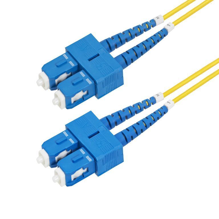 StarTech.com Cavo in fibra ottica duplex monomodale OS2 da SC a SC (UPC) da 1m,